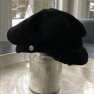Women’s Suede sheepskin shearling UGG hat